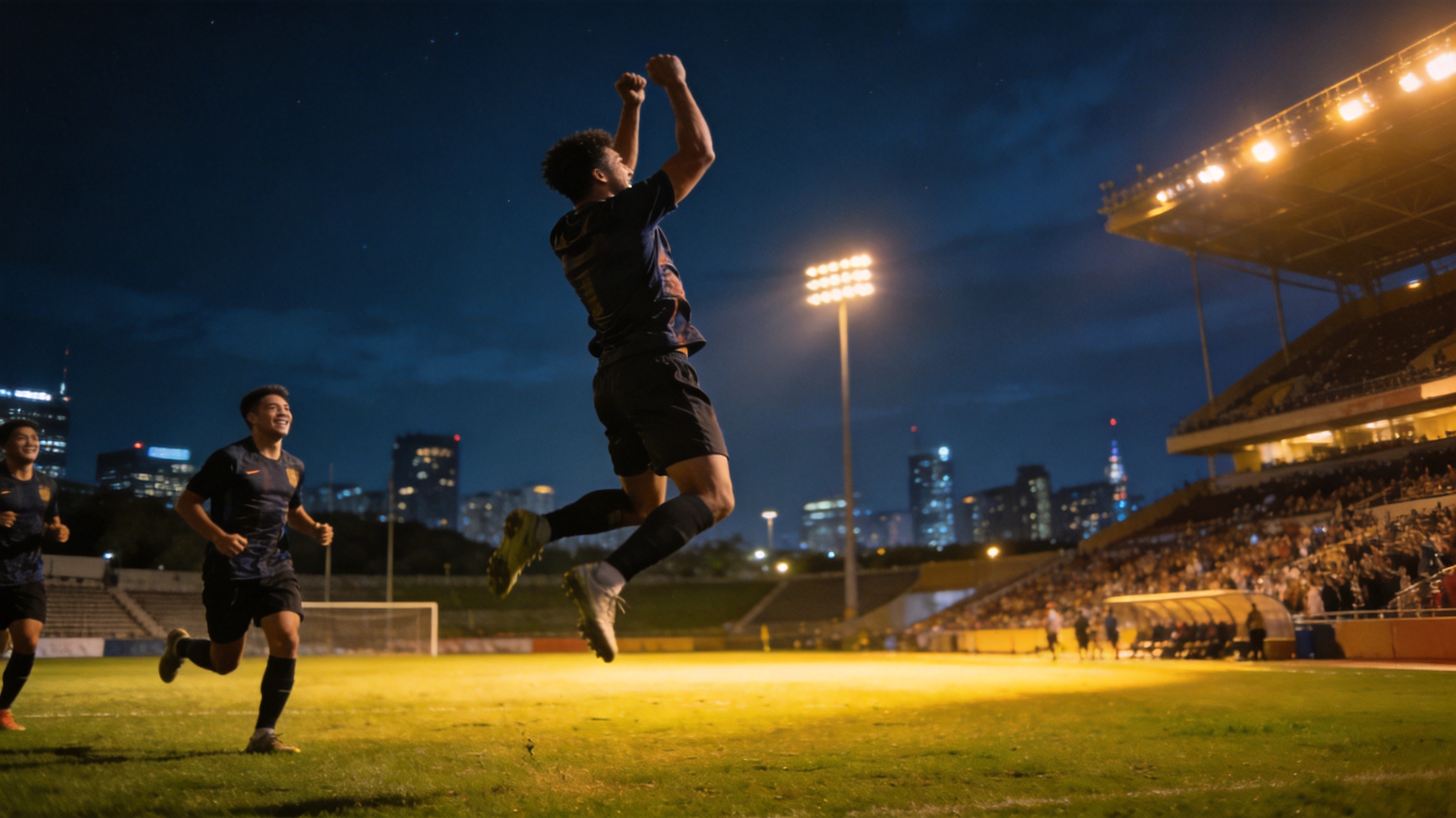 Sports Stadium Night